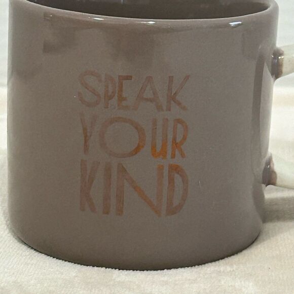 Starbucks “Speak Your Kind” 12 oz. Ceramic Coffee Mug. 2017 Never Used. - Picture 2 of 10
